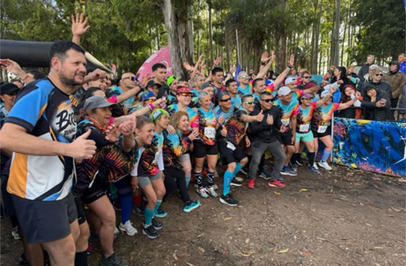 El Cruce Salto Grande reunió a más de 1.300 atletas en una exigente edición en el perilago